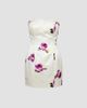 NICHOLAS Women's Kaline Floral Satin Strapless Minidress - 5