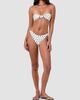 NICHOLAS Women's Naia Polka Dot Knotted Bikini Top - 2