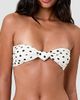 NICHOLAS Women's Naia Polka Dot Knotted Bikini Top - 4