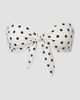 NICHOLAS Women's Naia Polka Dot Knotted Bikini Top - 5