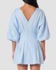NICHOLAS Women's Nicoline Linen Pleated Minidress - 4