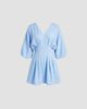 NICHOLAS Women's Nicoline Linen Pleated Minidress - 5