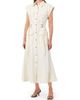 NICHOLAS Women's Romina Cotton-Blend Twill Midi-Shirtdress - 2