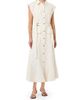 NICHOLAS Women's Romina Cotton-Blend Twill Midi-Shirtdress - 3