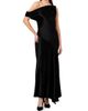 NICHOLAS Women's Sabrina Satin Off-The-Shoulder Asymmetric-Hem Evening Dress - 3
