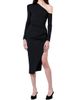 NICHOLAS Women's Shiloh Asymmetric Cold-Shoulder Midi-Dress - 2