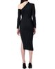 NICHOLAS Women's Shiloh Asymmetric Cold-Shoulder Midi-Dress - 4