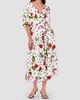 NICHOLAS Women's Vicky Polka Dot & Floral A-Line Midi-Dress - 2