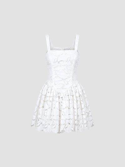NICHOLAS Women's Vittoria Broderie Lace Minidress