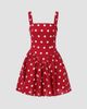 NICHOLAS Women's Vittoria Polka Dot Linen-Blend Minidress - 1