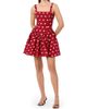 NICHOLAS Women's Vittoria Polka Dot Linen-Blend Minidress - 2
