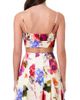 NICHOLAS Women's Yulia Floral Bustier Crop Top - 5