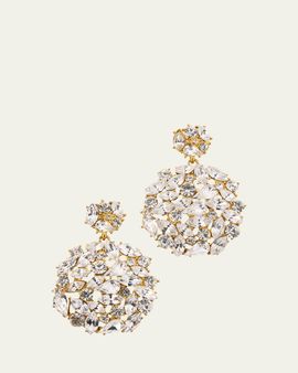 Nickho Rey Bermuda Drop Earrings with Crystals