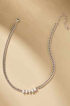 Nickho Rey Carrie Crystal Link Necklace