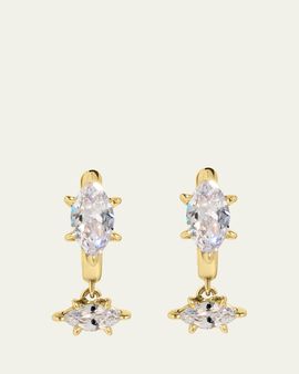 Nickho Rey Diana 14K Gold Vermeil Cubic Zirconia Drop Earrings