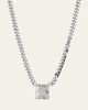 Nickho Rey Jacques Rhodium Vermeil Cubic Zirconia Necklace - 1