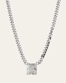Nickho Rey Jacques Rhodium Vermeil Cubic Zirconia Necklace
