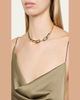 Nickho Rey Link Collar Necklace with Black Crystals - 2