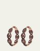 Nickho Rey Mini Sylvie Hoop Earrings, Espresso - 1