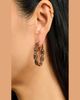 Nickho Rey Mini Sylvie Hoop Earrings, Espresso - 2