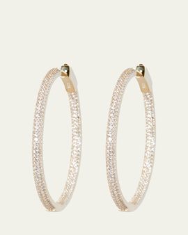 Nickho Rey Slim Tire Hoop Earrings, Gold