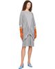 Nicklas Skovgaard Nicklas Skovgaard Gray Alisette Midi Dress - 4