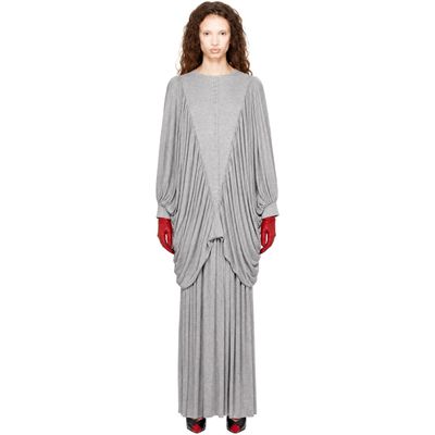 Nicklas Skovgaard Nicklas Skovgaard Gray Orchidea Maxi Dress