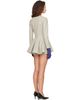 Nicklas Skovgaard Nicklas Skovgaard Gray Sienne Leather Minidreses - 3