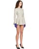 Nicklas Skovgaard Nicklas Skovgaard Gray Sienne Leather Minidress - 2