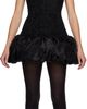 Nicklas Skovgaard Nicklas Skovgaard SSENSE Exclusive Black Flora Minidress - 1