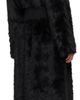Nicklas Skovgaard Nicklas Skovgaard SSENSE Exclusive Black Lily Faux-Fur Coat - 3