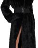 Nicklas Skovgaard Nicklas Skovgaard SSENSE Exclusive Black Lily Faux-Fur Coat - 4