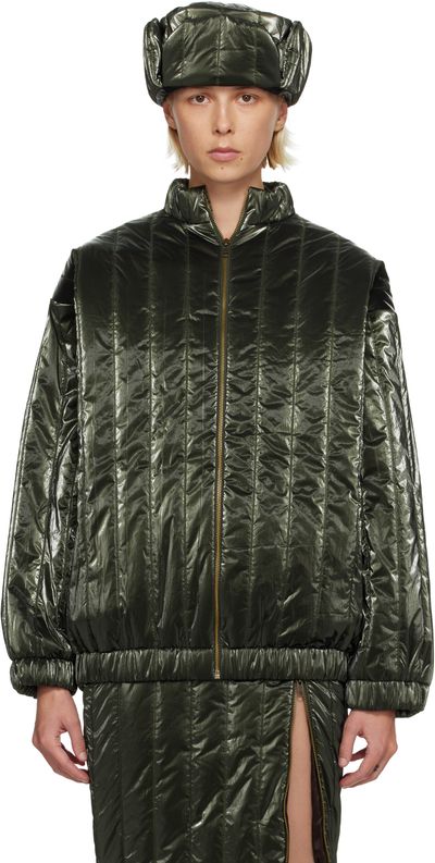 Nicklas Skovgaard Nicklas Skovgaard SSENSE Exclusive Green Cecilia Jacket