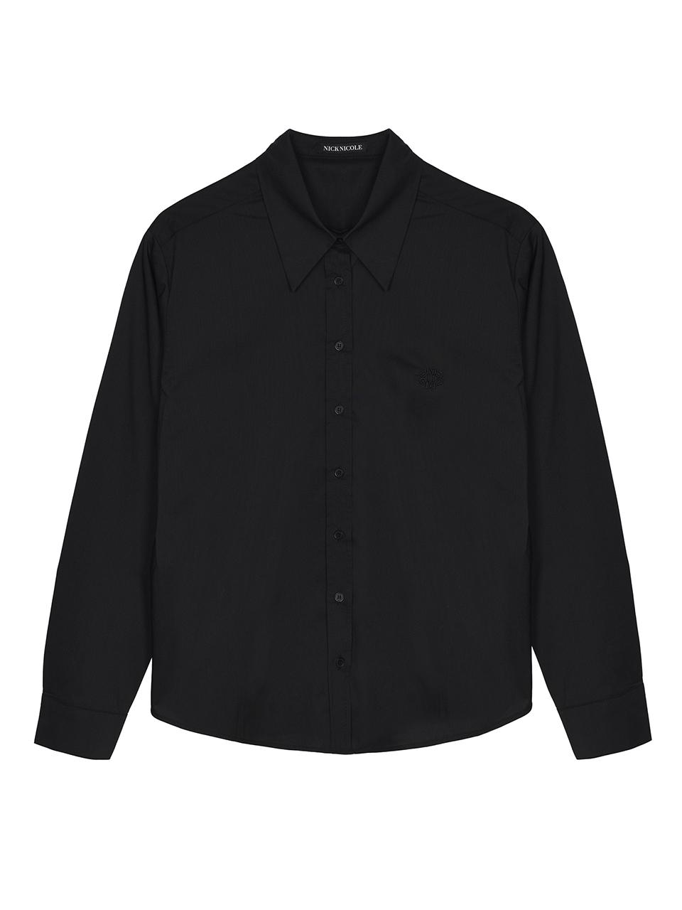NICK&NICOLE Classic Standard Essential Wrinkle Free Shirt [Black]