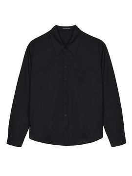 NICK&NICOLE Classic Standard Essential Wrinkle Free Shirt [Black]