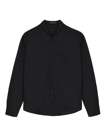 NICK&NICOLE Classic Standard Essential Wrinkle Free Shirt [Black]