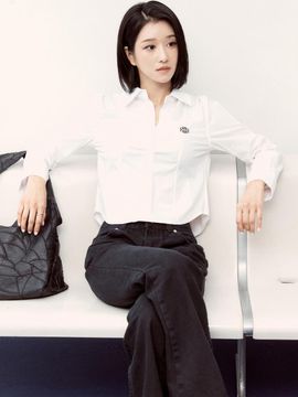 NICK&NICOLE LOW-RISE BOOTS CUT PANTS [BLACK]