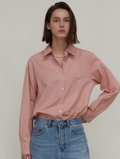 NICK&NICOLE Modern Collar Shirt (Pink)