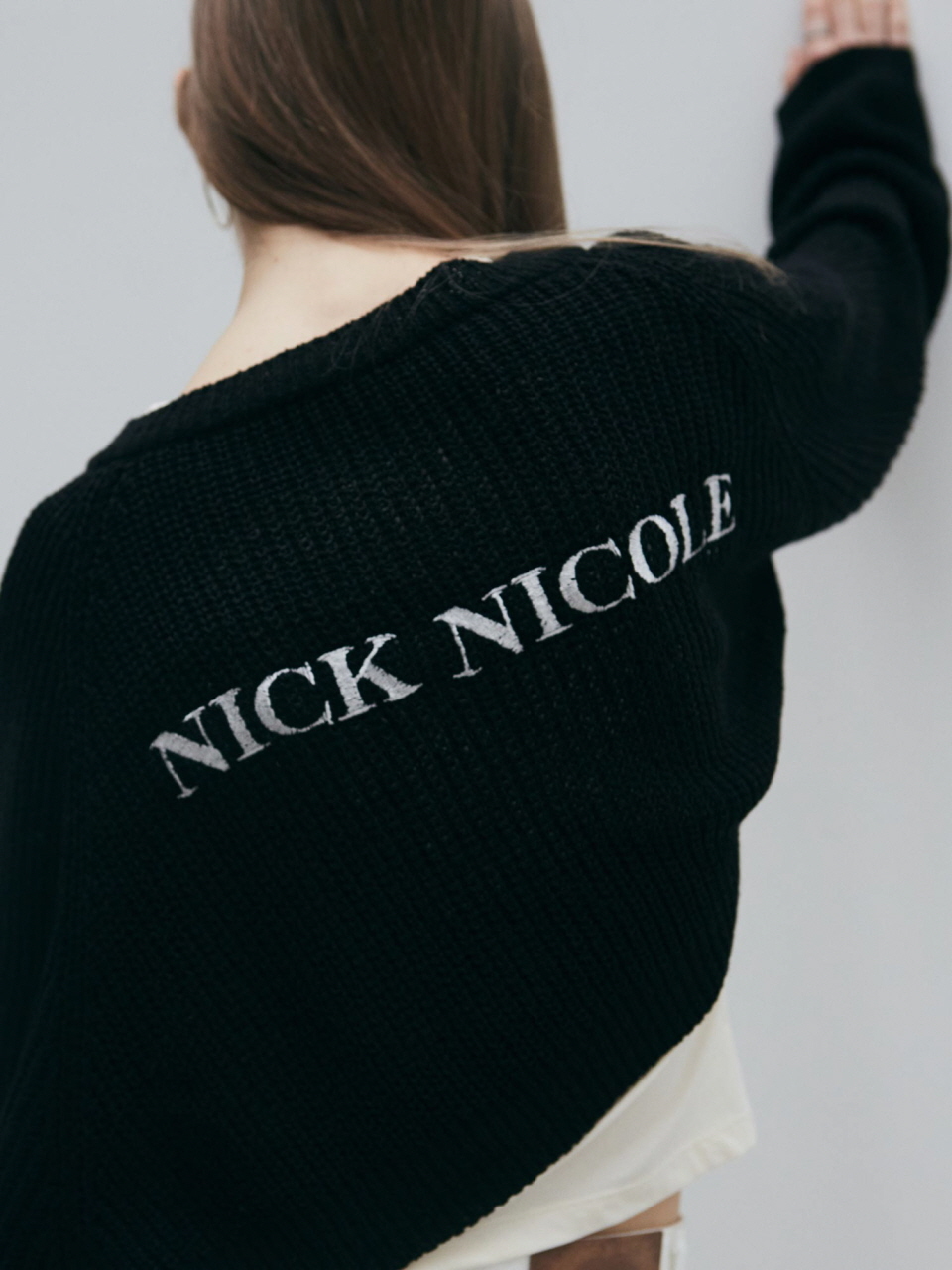 NICK&NICOLE Nicole Bolero Logo Cardigan _2 COLOR