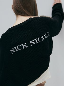 NICK&NICOLE Nicole Bolero Logo Cardigan _2 COLOR