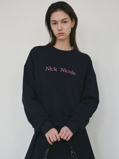 NICK&NICOLE Nicole Classic Logo Sweatshirt_Navy