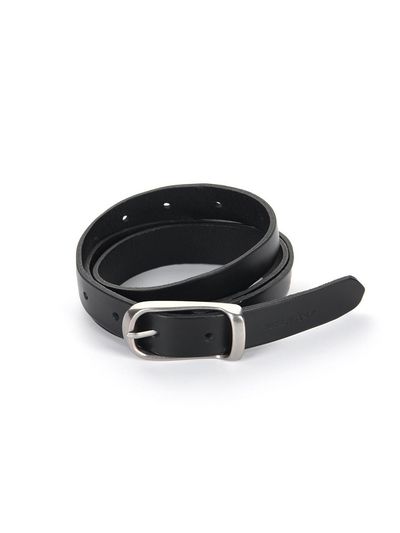 NICK&NICOLE NICOLE STANDARD LEATHER BELT [BLACK]