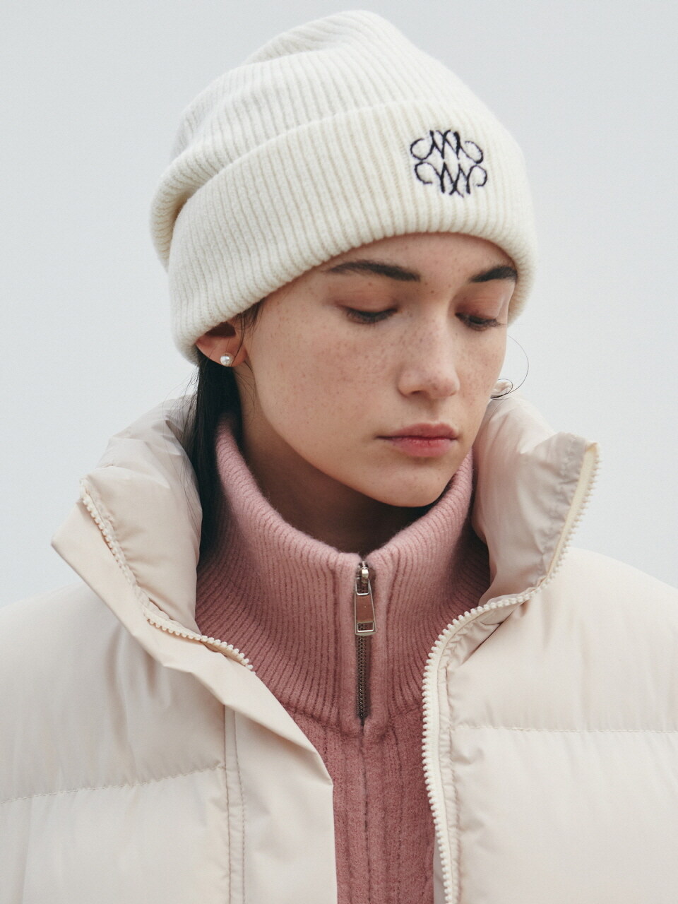 NICK&NICOLE Nicole Wool Soft Beanie_Cream
