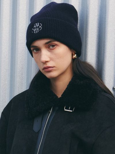 NICK&NICOLE Nicole Wool Soft Beanie_Navy
