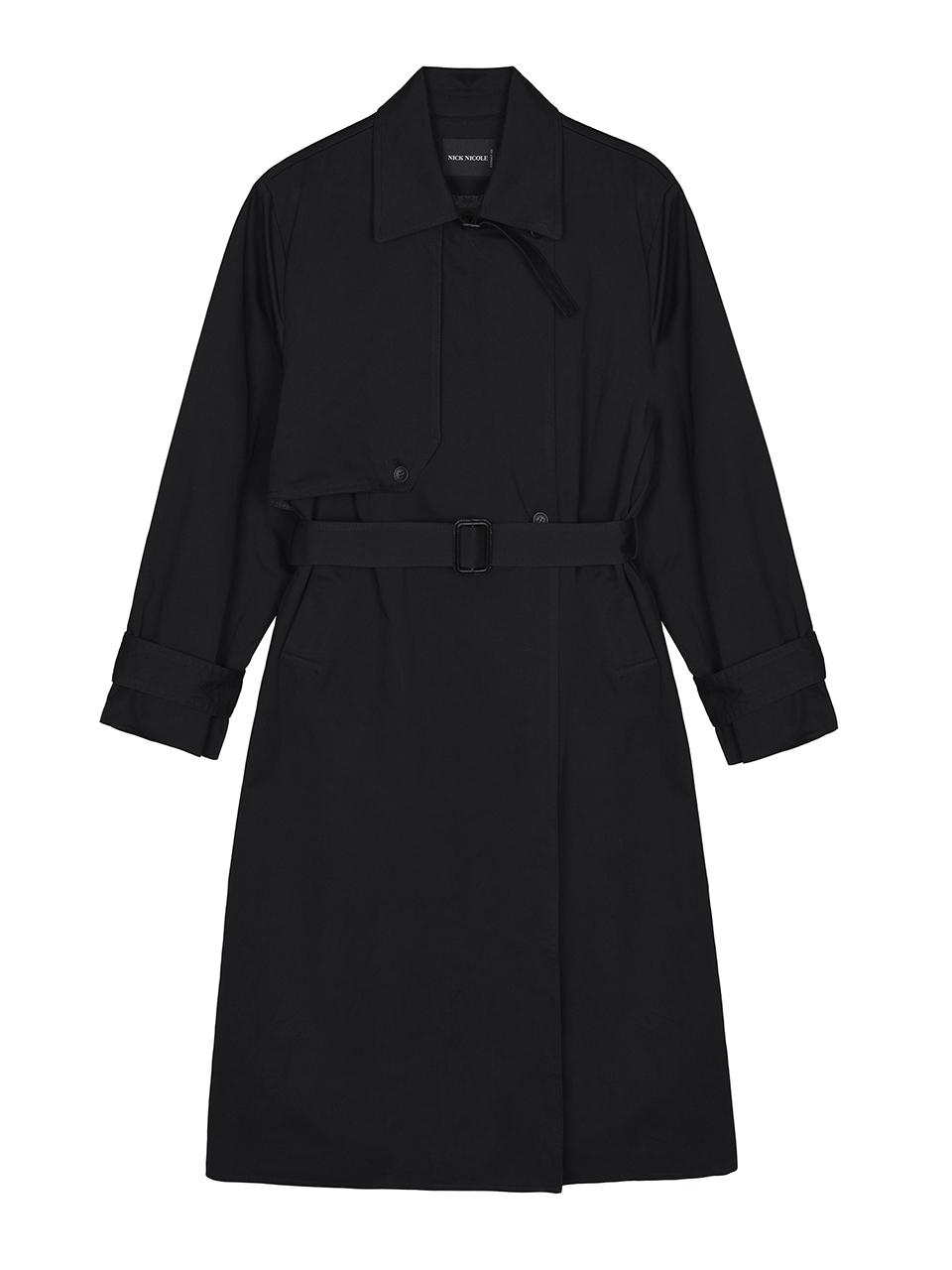 NICK&NICOLE Oversized Single Signature Coat [Beige]