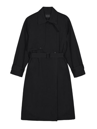 NICK&NICOLE Oversized Single Signature Coat [Beige]