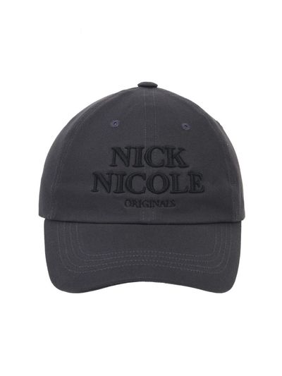 NICK&NICOLE Premium Bio-washed Adjustable Ball Cap [Charcoal]