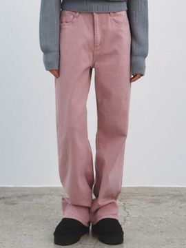 NICK&NICOLE Premium Colorful Cotton Pants_Indi Pink
