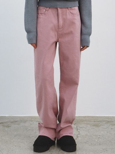 NICK&NICOLE Premium Colorful Cotton Pants_Indi Pink