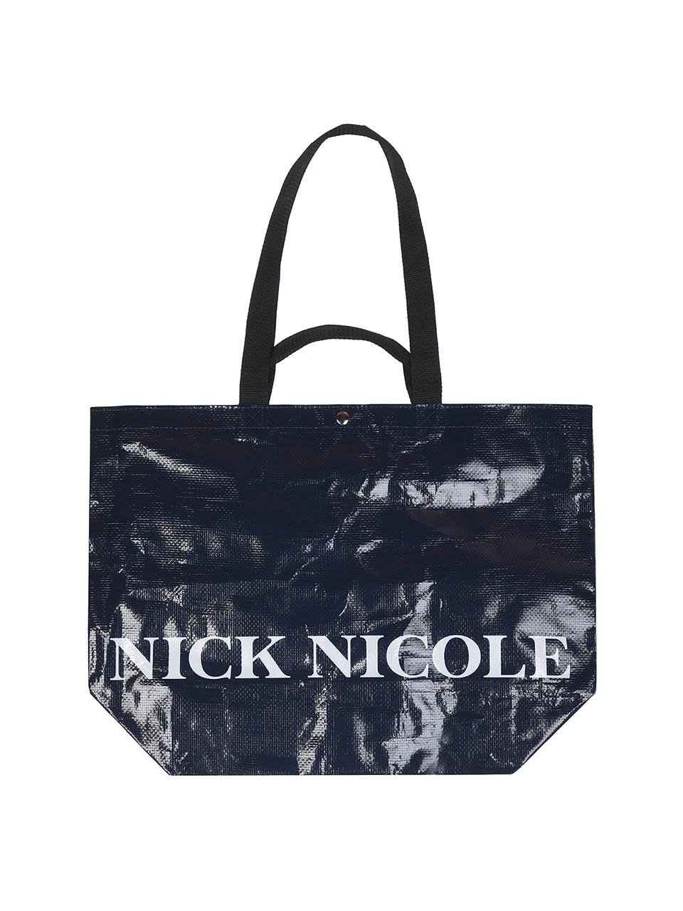 NICK&NICOLE Reusable Tarpaulin Nicole Bag [Navy]